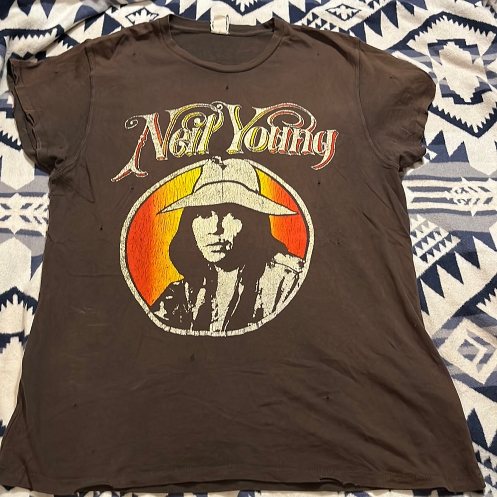 Made worn Neil young tee shirt m